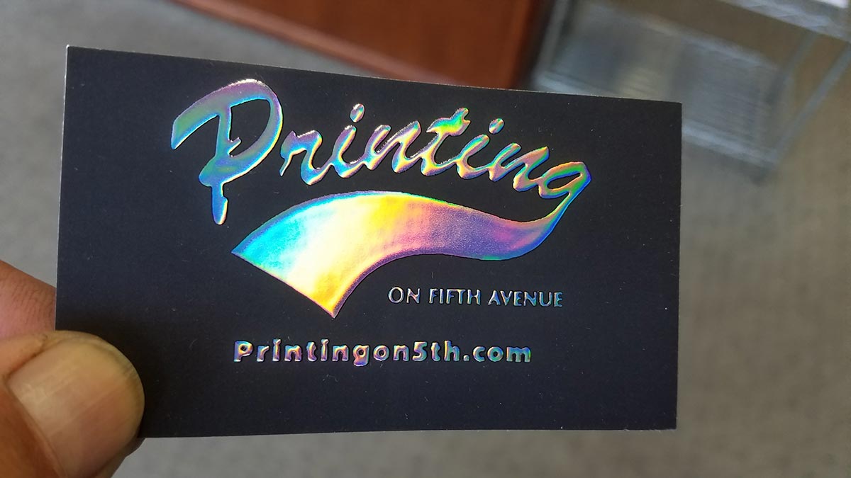 RAISED SILVER FOIL – Suede Cardstock – Copy-It – San Diego Printing Services