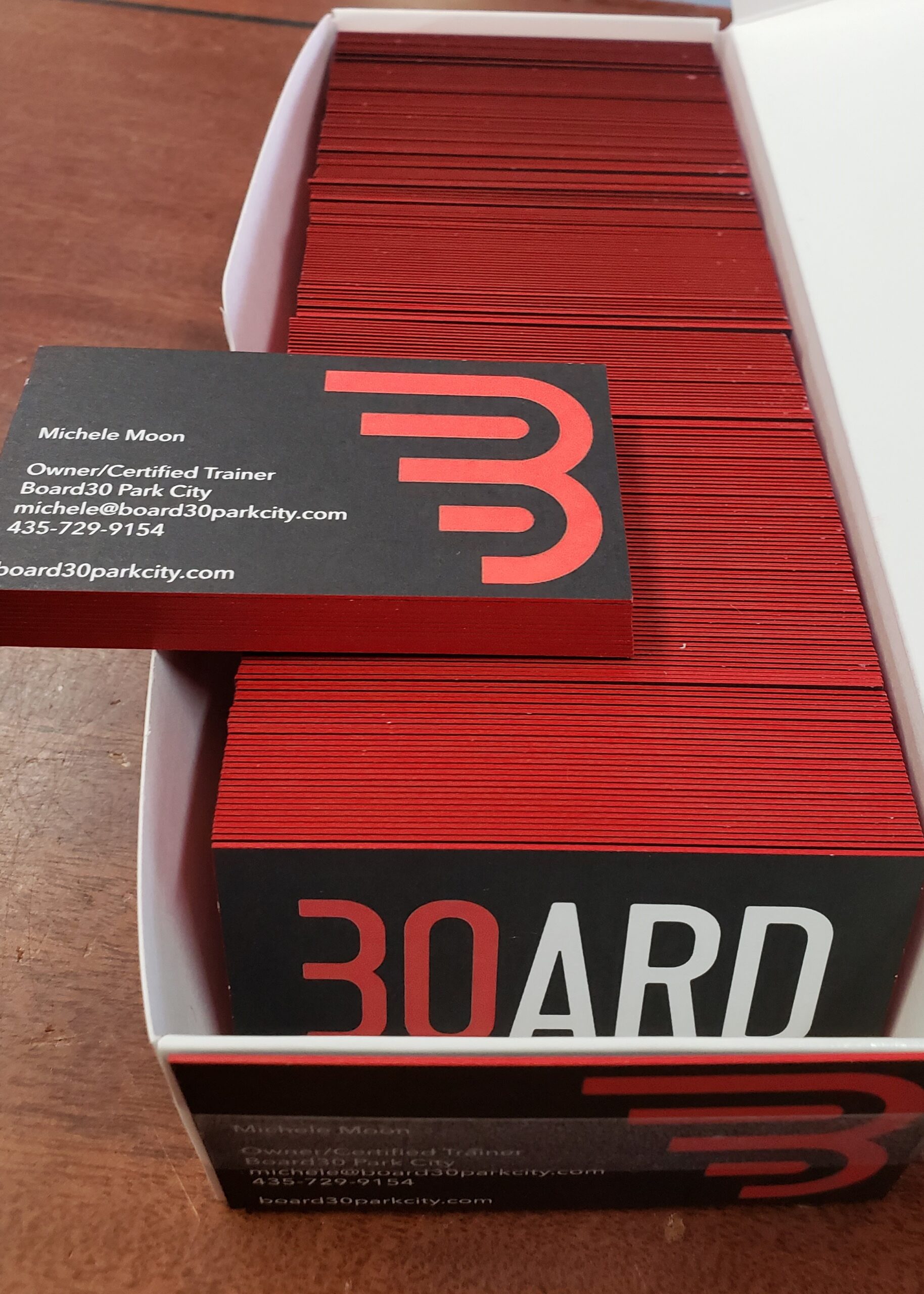 Painted Edge Business Cards SAN DIEGO Printing on 5th Avenue